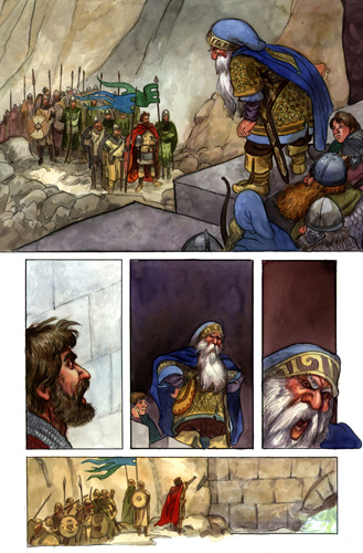 File:David T. Wenzel - Confrontation at the Wall.jpg