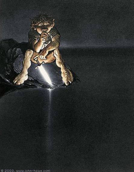 File:John Howe - Riddles in the Dark - Bilbo.jpg
