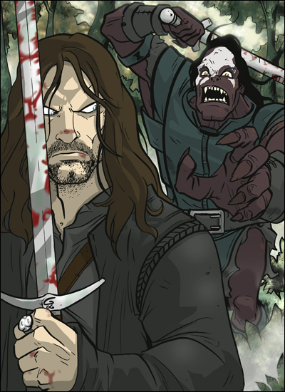 File:Grant Gould - Aragorn and Lurtz.jpg