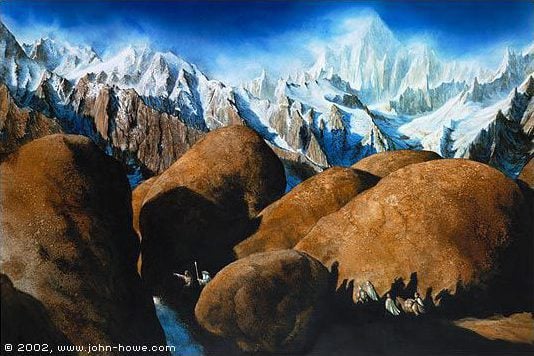 File:John Howe - The Company Approaches Caradhras.jpg