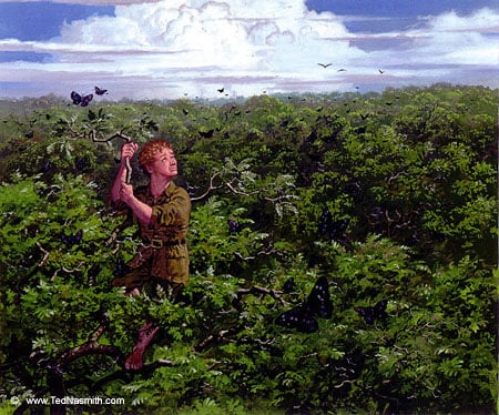 File:Ted Nasmith - Butterflies Above Mirkwood.jpg