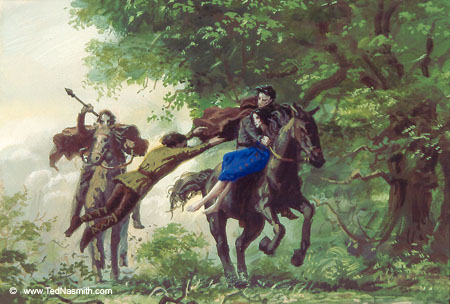 File:Ted Nasmith - Beren's Leap.jpg