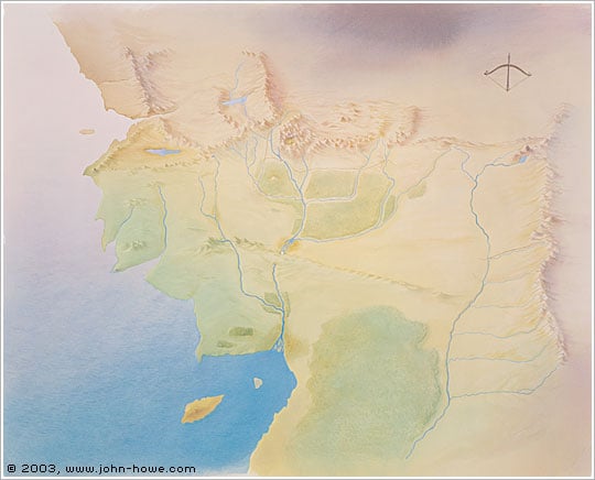 File:John Howe - Map of Beleriand.jpg