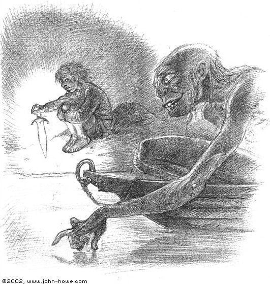 File:John Howe - Riddles in the Dark (sketch).jpg