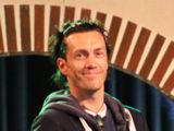 Royd Tolkien with a fan at RingCon.