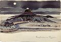 J.R.R. Tolkien - Smaug flies round the Mountain.jpg