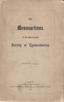 The Transactions of the Honourable Society of Cymmrodorion Session 1923-24.jpg
